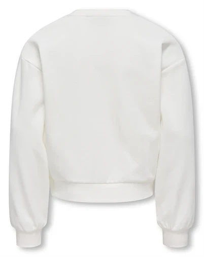Kids Only - KOGTerra Life Sweatshirt - Cloud Dancer